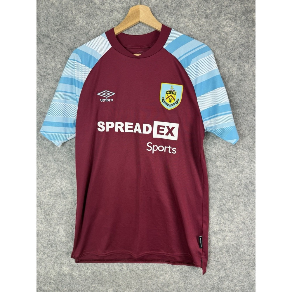 Burnley Soccer Jersey Men's Medium Futbol 2021-2022 Home Umbro Tomlinson #16
